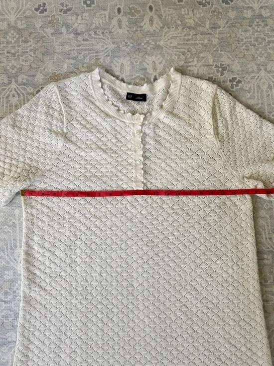 NWT Gap Knit Dress - Pointelle, Linen Blend, Tank Slip, Lined, L Tall - Picture 11 of 13